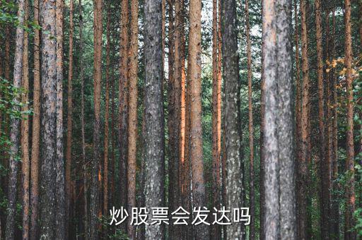 為什么炒股不會(huì)發(fā)達(dá)，炒股能發(fā)達(dá)嗎