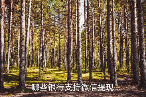 什么銀行卡可以微信提現(xiàn)，哪些銀行支持微信提現(xiàn)