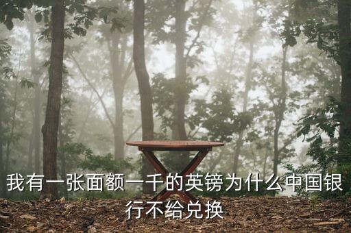 英鎊硬幣為什么銀行不讓換，我有一張50的英鎊銀行不給換說有一點(diǎn)裂口