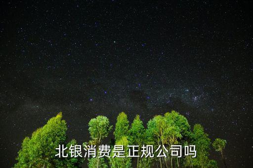 北銀和興宏什么關(guān)系，北銀消費(fèi)是正規(guī)公司嗎