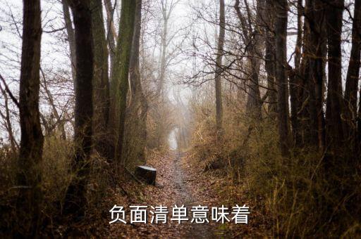 負面清單什么意思，煙草專賣行政許可負面清單什么意思