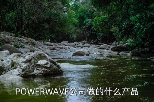 POWERWAVE公司做的什么產品
