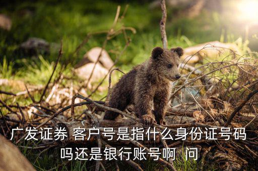廣發(fā)證券開戶編號是什么，廣發(fā)證券 客戶編號 是什么