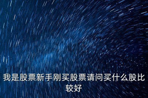 新手買什么股票好，我是股票新手剛買股票請(qǐng)問買什么股比較好