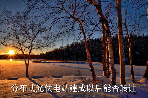 光伏電站批文轉(zhuǎn)讓什么價(jià)格，分布式光伏電站建成以后能否轉(zhuǎn)讓