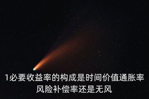 普通股的必要收益率是由什么組成，計算股票價格中的必要收益率是什么東西