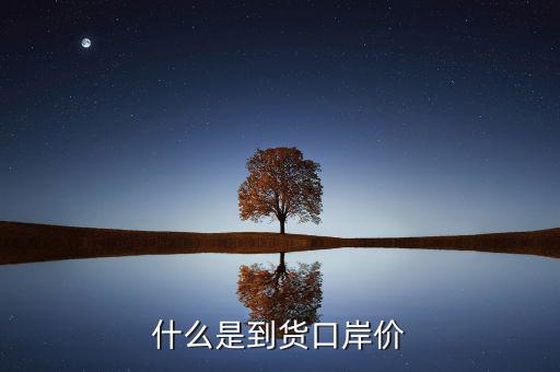 口岸價(jià)是什么，什么是到貨口岸價(jià)
