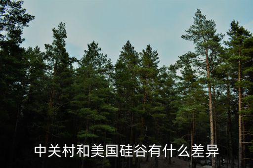 為什么中國的中關(guān)村變不成美國的硅谷，中國硅谷是