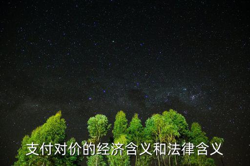 交易對(duì)價(jià)什么意思，車輛買賣已經(jīng)支付對(duì)價(jià)什么意思