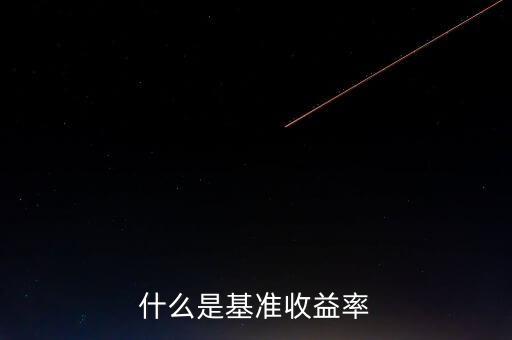 什么是基準收益率，什么是基準收益率