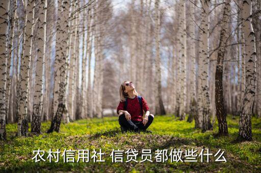 做金融信貸該怎么做,農(nóng)村信用社信貸工作介紹:一、放貸貸款