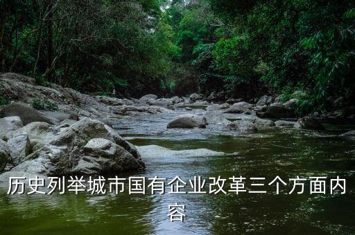 地方國企改革什么，國企改革到底要改什么東西啊簡單點的回答就好