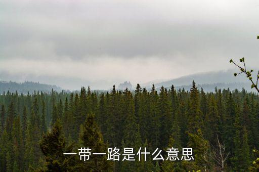 一帶一路指什么，一帶一路指什么意思