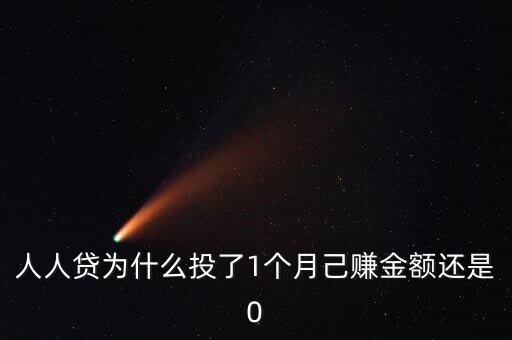 人人貸為什么不顯示收益，人人貸p2p怎么去看不到收益多少
