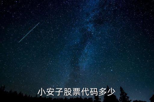 小安子是什么股票，小安子股票代碼多少