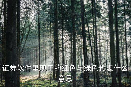 現(xiàn)手買賣單紅綠是什么意思，請(qǐng)問股票現(xiàn)手的綠字和紅字分別代表什么