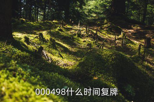 漢鼎股份什么時候復(fù)牌，000498什么時間復(fù)牌