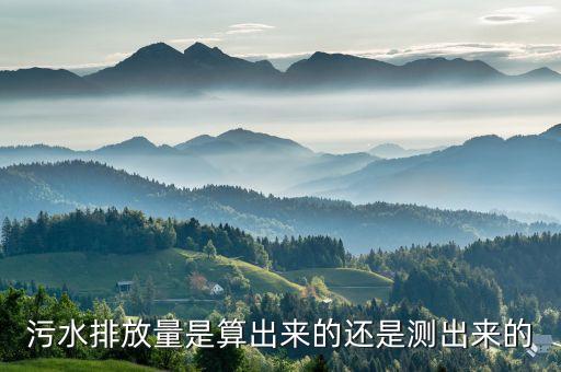 竹葉青酒什么時候建廠，污水排放量是算出來的還是測出來的