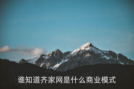 齊家網(wǎng)盈利模式是什么，齊家網(wǎng)是以什么方式成為行業(yè)大佬的有人可以簡(jiǎn)單闡述一下嗎  搜