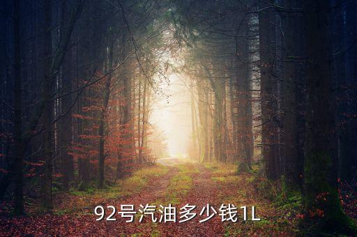 92號(hào)汽油什么價(jià)，92汽油價(jià)格