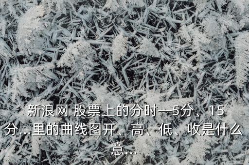  新浪網(wǎng) 股票上的分時(shí)—5分、15分…里的曲線圖開(kāi)、高、低、收是什么意...