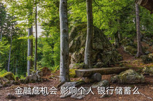  金融危機(jī)會 影響個(gè)人 銀行儲蓄么